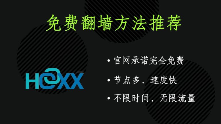 Hoxx VPN Proxy，免费翻墙工具